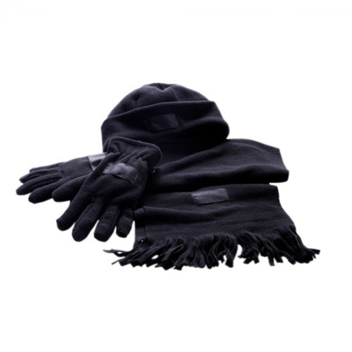 Набор из флиса: шапка, шарф, перчатки