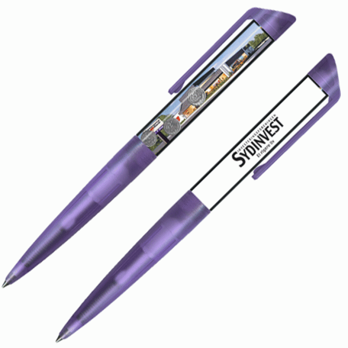 Ручка с плавающими элементами  или логотипом