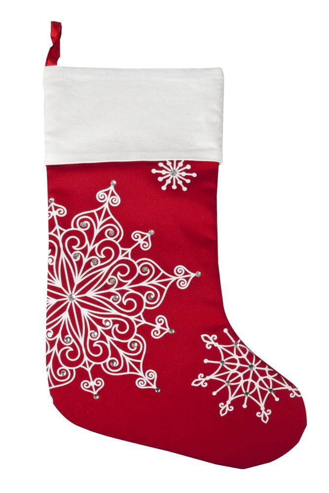Носок для подарков «Снежинки»