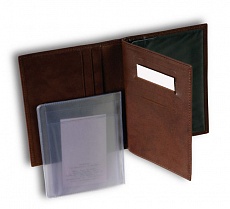 Обложка для паспорта, прав, документов, 10х14 см, с пластиковыми карманами