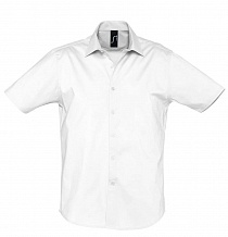 Рубашка мужская с коротким рукавом BROADWAY белая