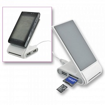 USB ХАБ с картридером и зарядным устройством для моб. телефона